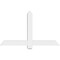 Ekena Millwork Eugene Architectural Grade PVC Gable Bracket, 48"W x 28"H x 2"D x 4"F, 14/12 Pitch GBP048X28X0204EUG00 - alternate 4